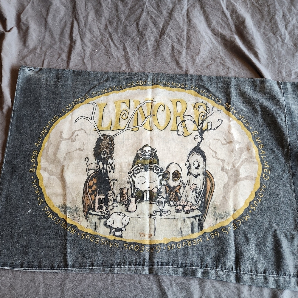 Lenore Graphic Denim Fabric